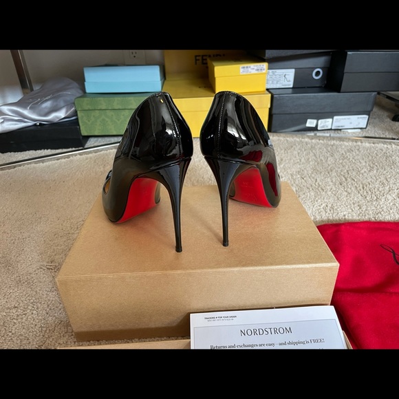 Christian Louboutin Pigalle Follies Pointed Toe Pump - Picture 9 of 12